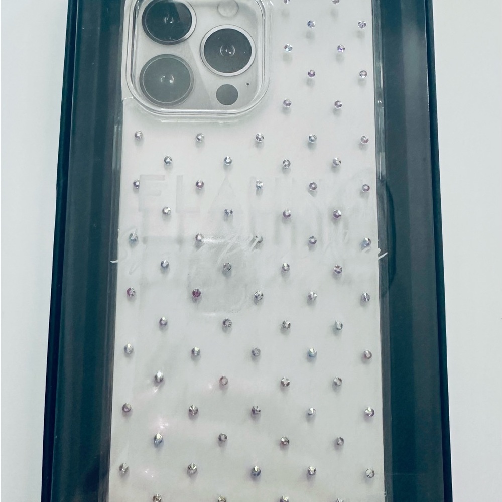 Flaunt SQUARE® Iridescent Crystal Rhinestone iPhone Case - IPhone 14 Pro Max